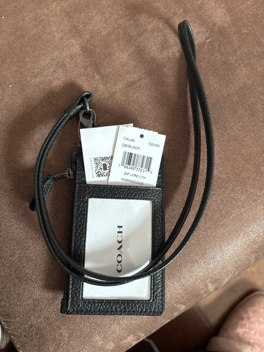 Coach 🆕 Men's Zip Lanyard Card Case - Picture 4 of 6